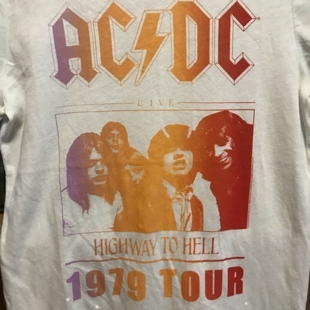 Chaser ACDC 1979 Highway To Hell Tour Graphic Band Tee - Picture 11 of 16